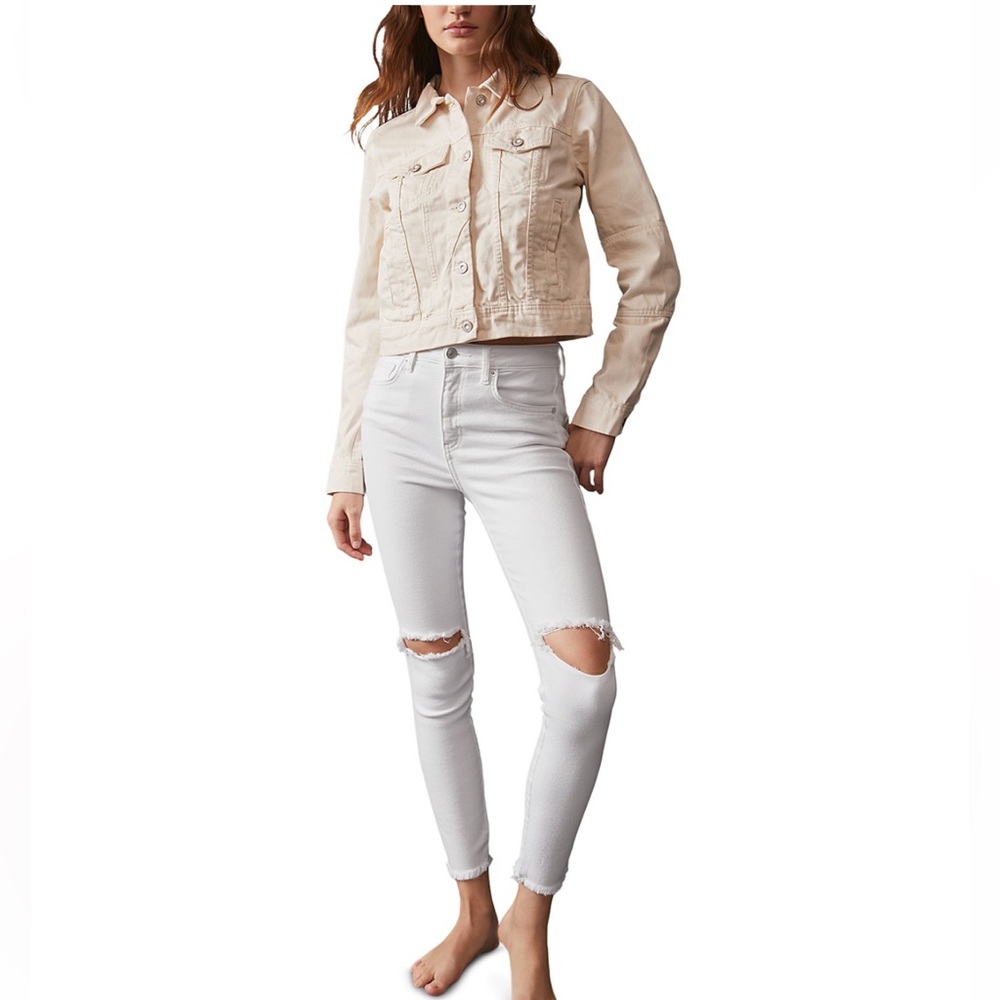 Free People Rumors Denim‎ Jacket, Size XSMALL